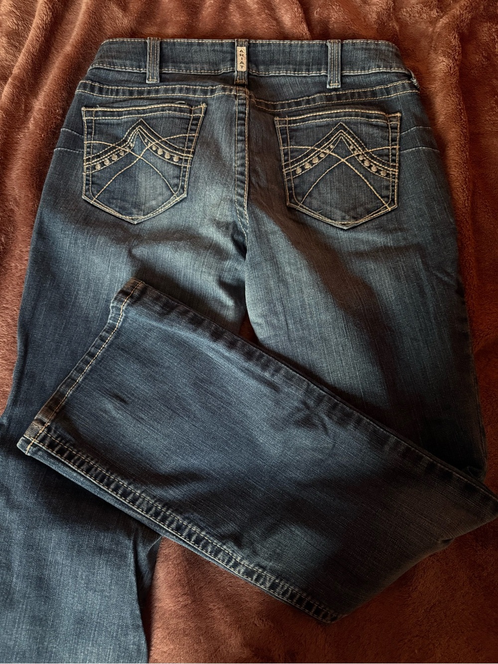 Ariat Women's Dark Blue Boot-Cut Jeans